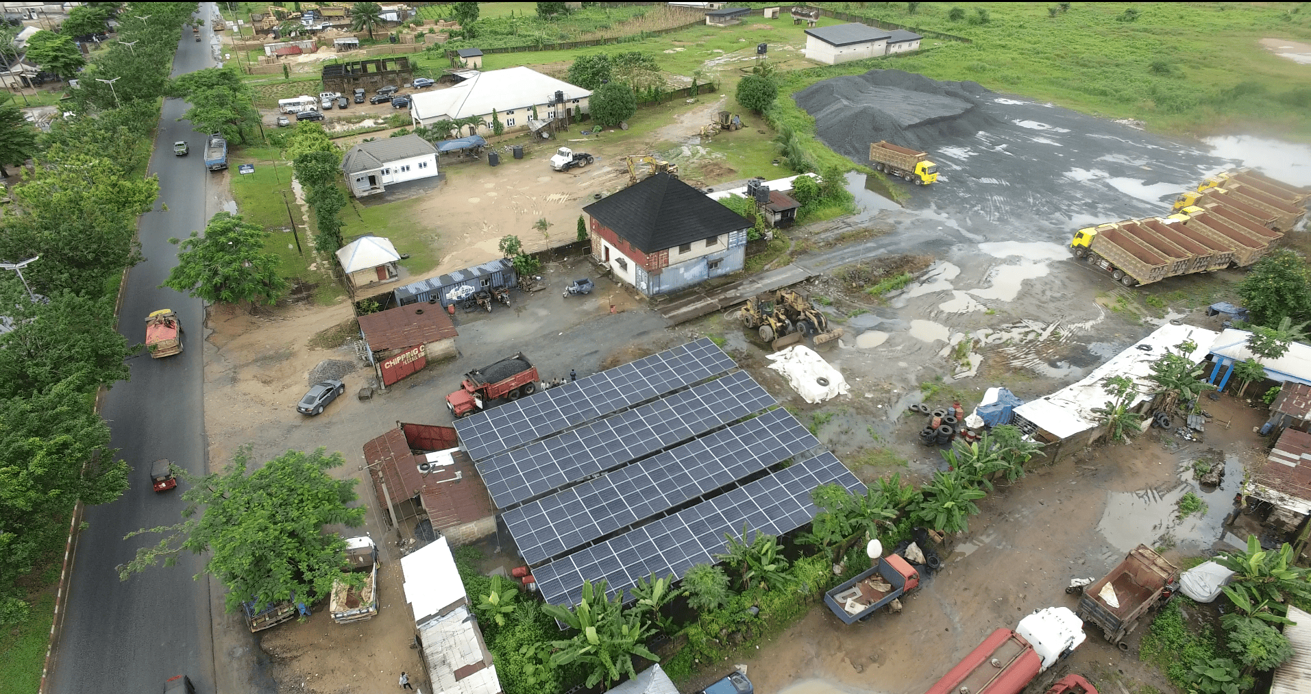 Hybrid solar and battery system at luxury estate — view 3