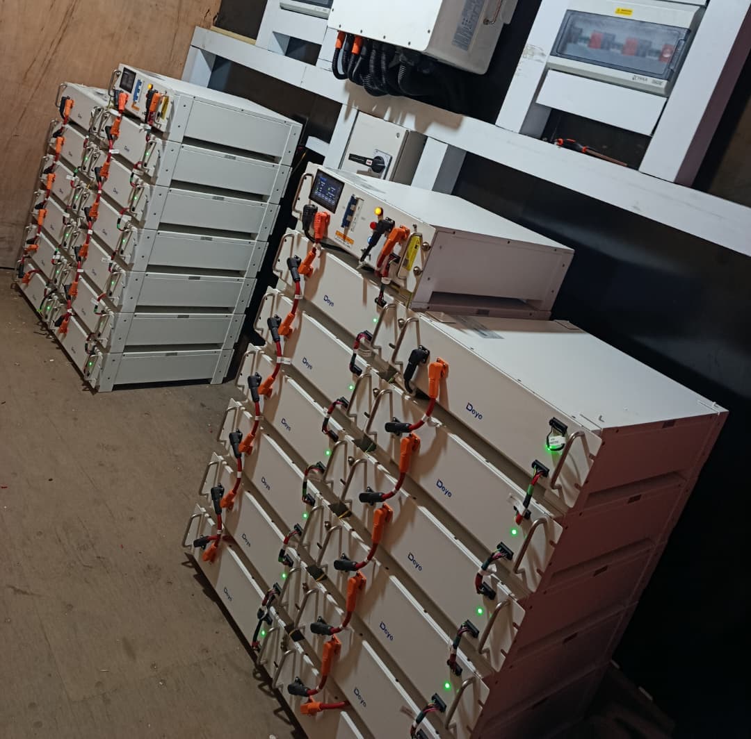 Hybrid solar and battery system at luxury estate — view 3